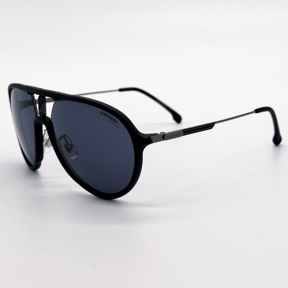 NEW CARRERA 1026/S 0003 SUNGLASSES BLACK UNISEX AVIATOR EYEWEAR CARRERA - Picture 4 of 7